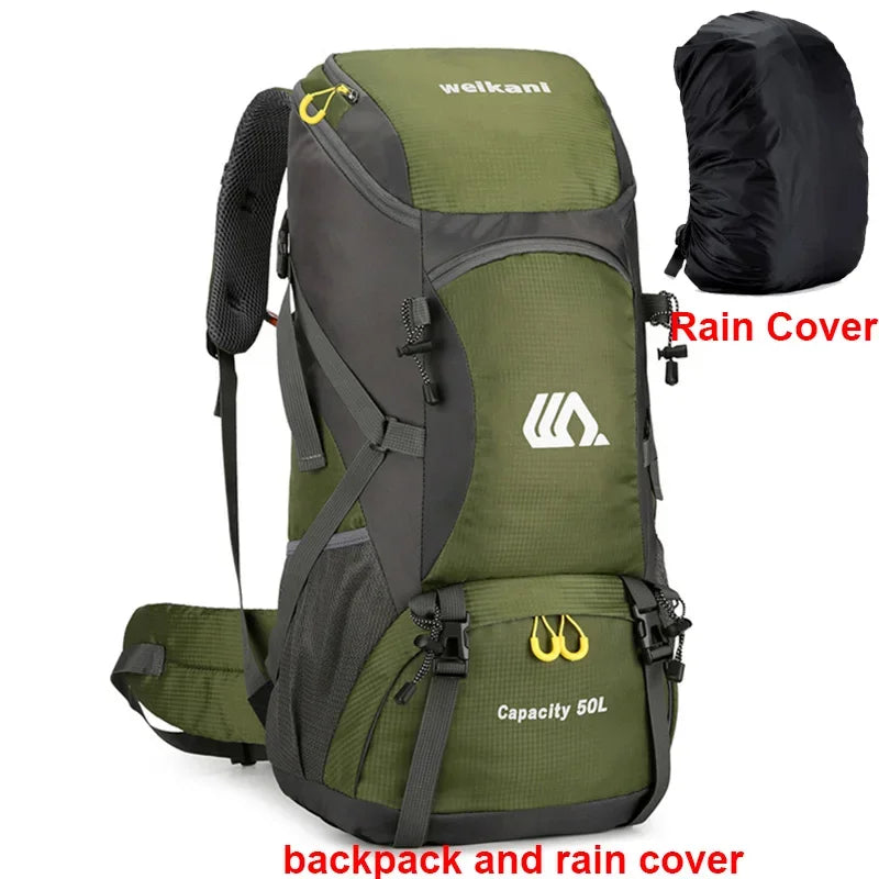 50L Travel Backpack Camping Large Hiking Bag